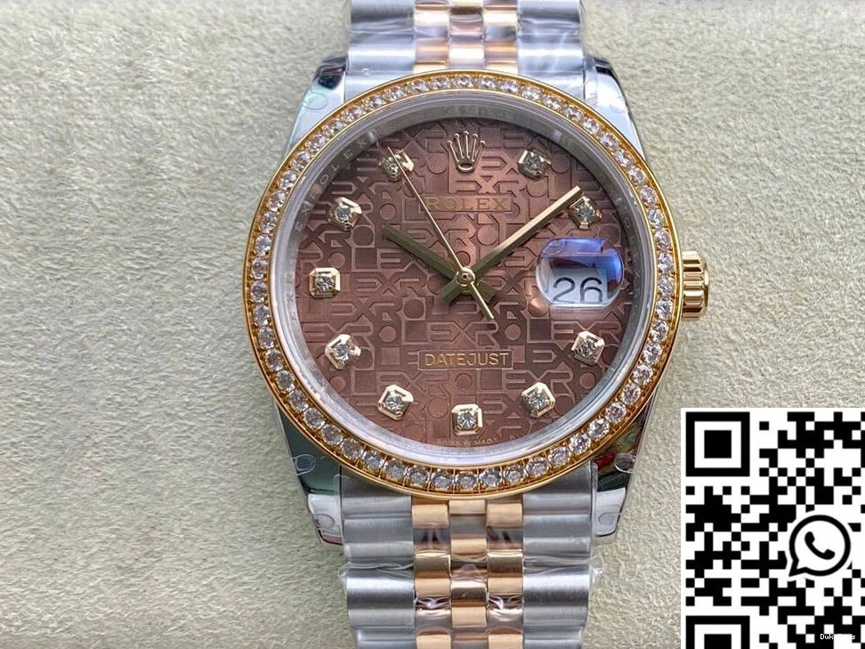 Gold Datejust Rolex Factory M126281RBR-0013 Rose BP 0116